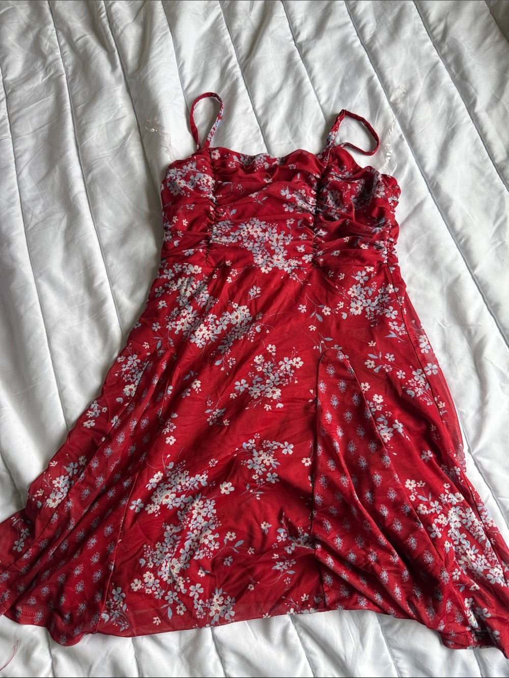 Red Floral Sundress